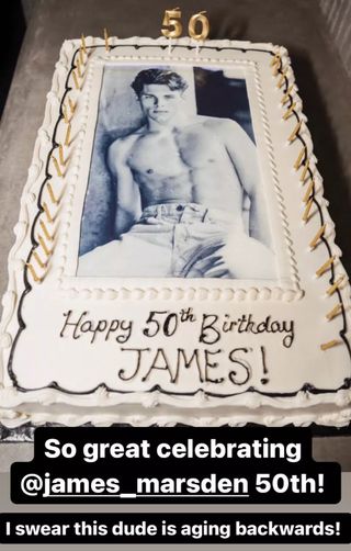 james marsden birthday cake
