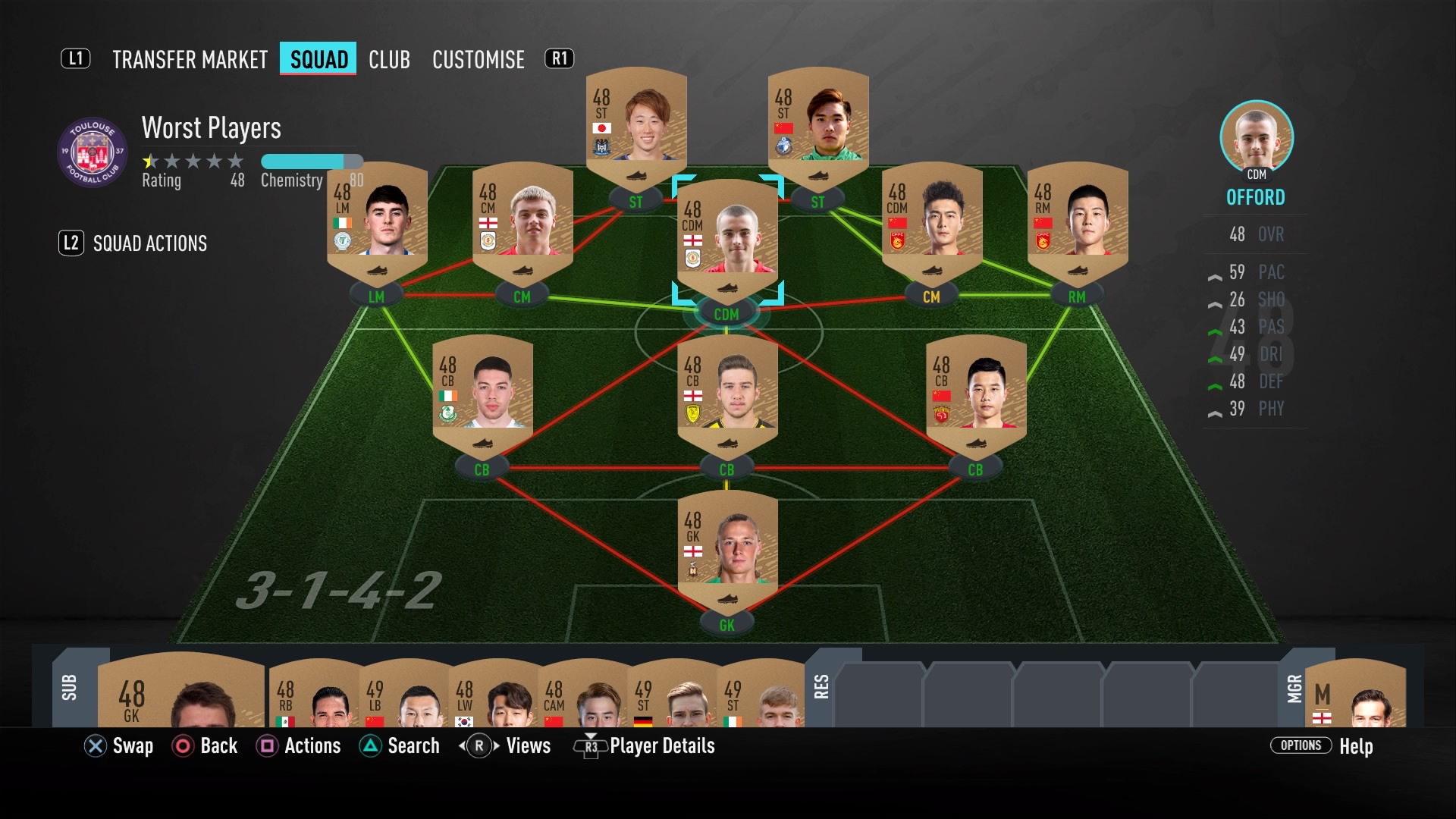 squad builder fifa 22