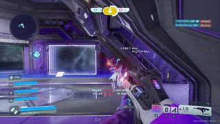 Getting a clutch kill in Splitgate 2