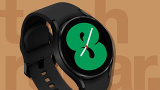 Smartwatch on a colorful background