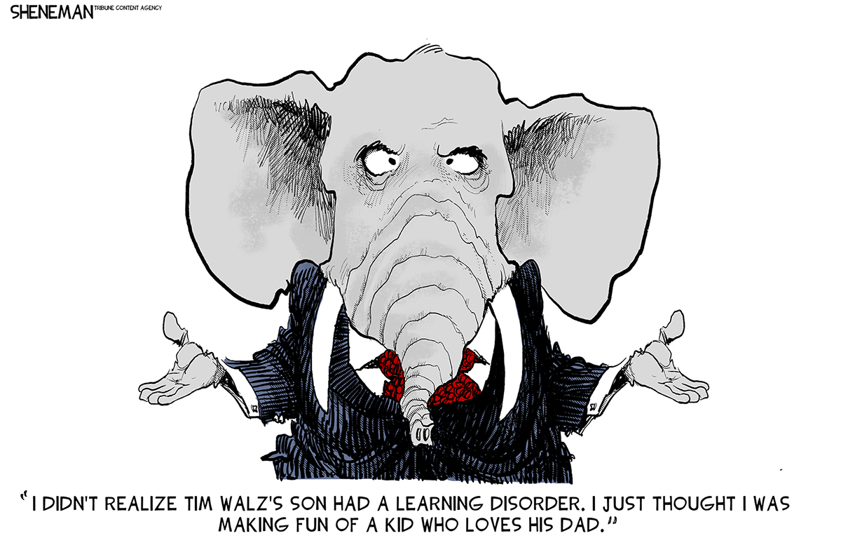 Political cartoon