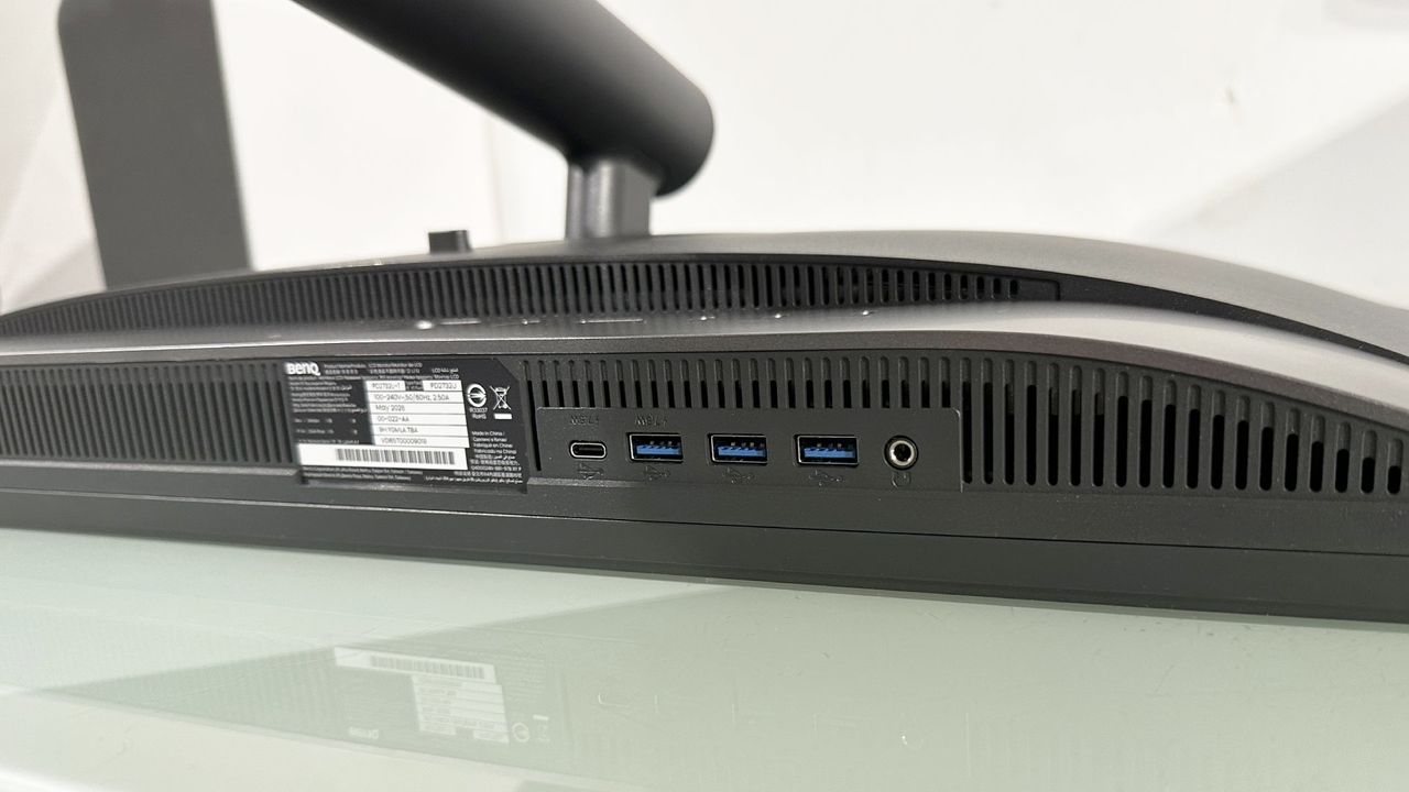 The BenQ Creative Pro PD2732U in a home office during our testing