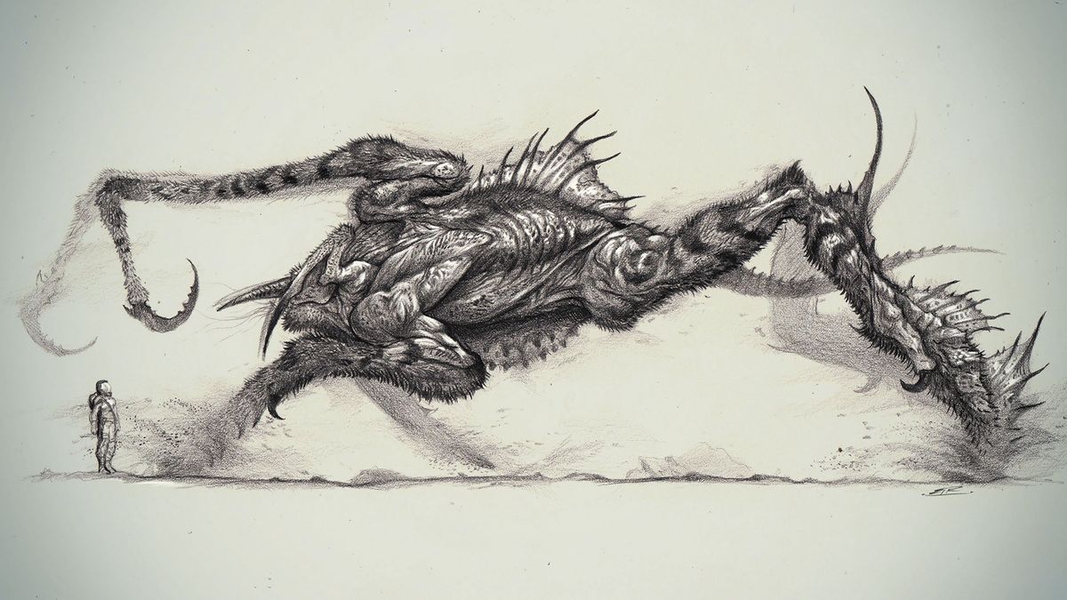 FANG FROM FINAL FANTASY XIII PENCIL DRAWING by Artist Sophie Lawson