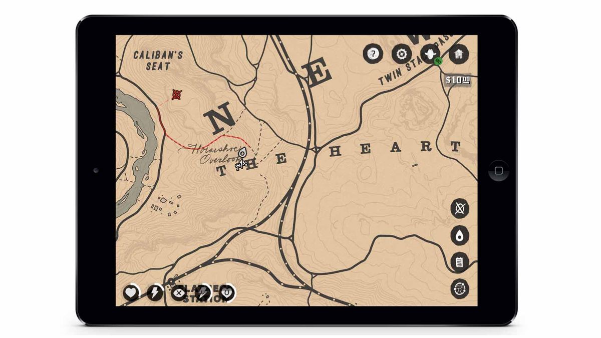 The full Red Dead Redemption 2 map shows off a big world to