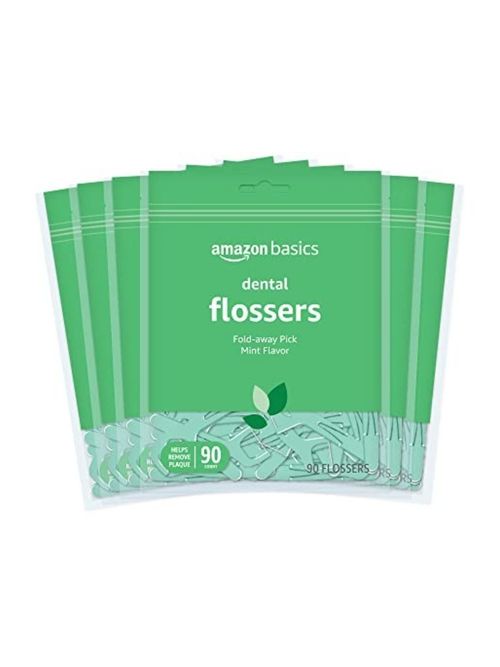 Amazon Basics Mint Dental Flosses (6 Packs of 90)