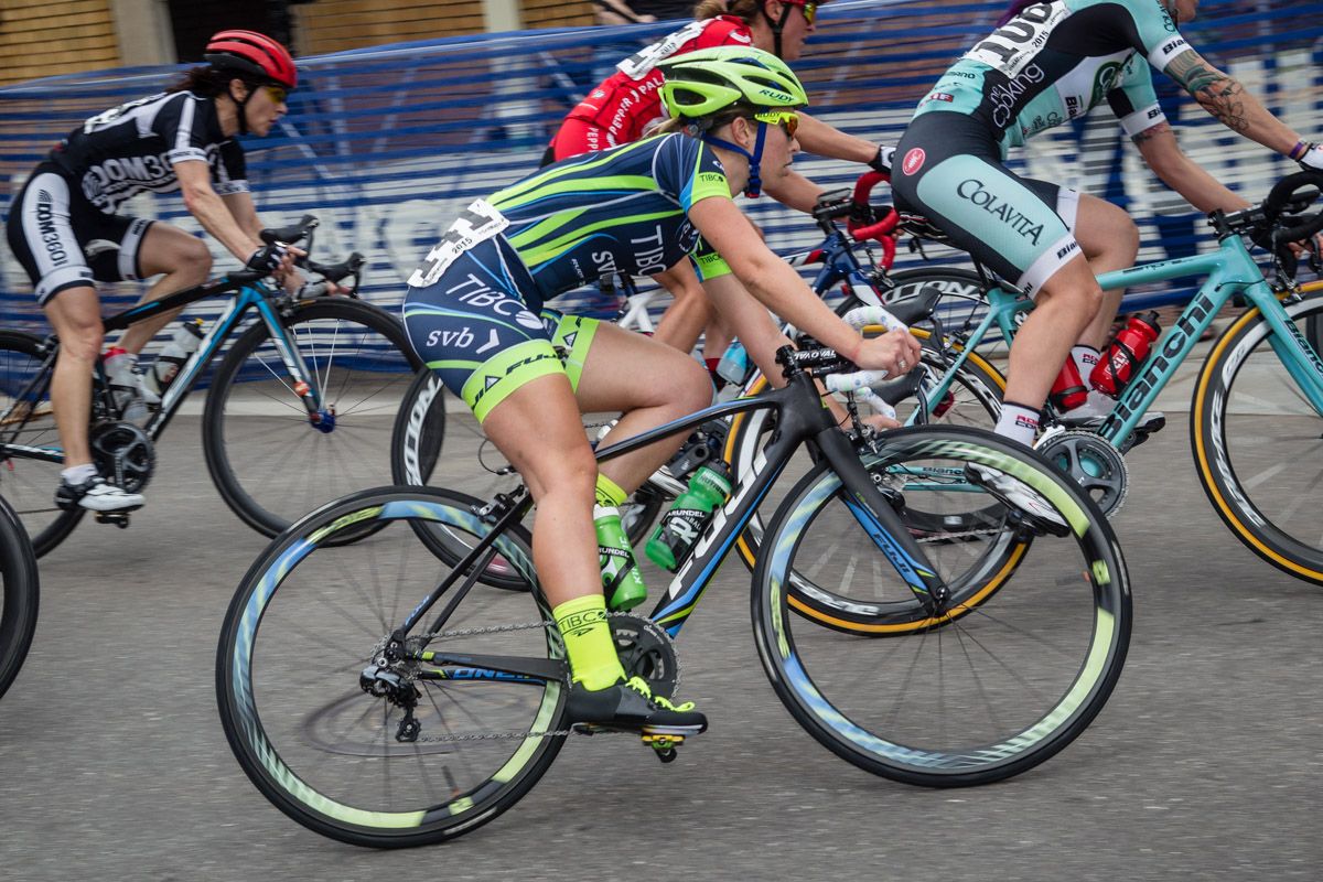 Kendall Ryan (TIBCO) on the way to her win