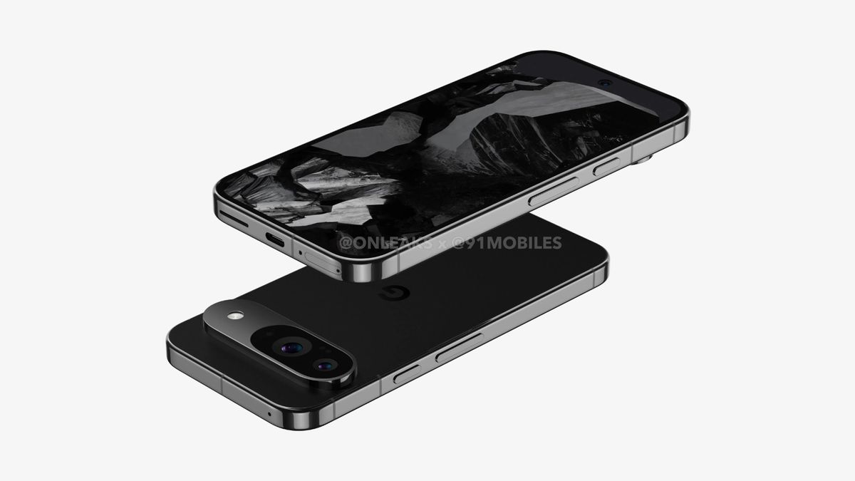 An alleged look at the base Pixel 9 model.