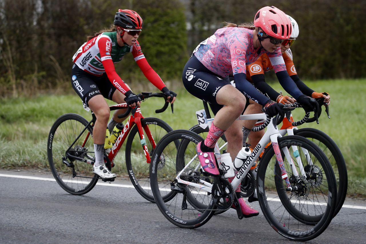 Scheldeprijs Women 2022 2nd Edition Schoten Schoten 1381 km 06042022 Abi Smith GBR EF EducationTIBCOSVB photo Rafa GomezSprintCyclingAgency2022