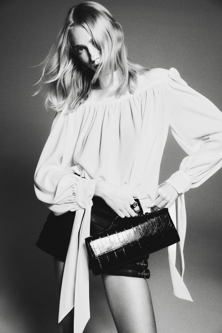 Shoulder-Pad Blouse