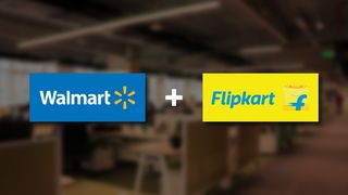 Walmart and Flipkart logos