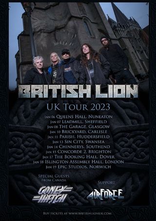 British Lion UK tour poster, 2023