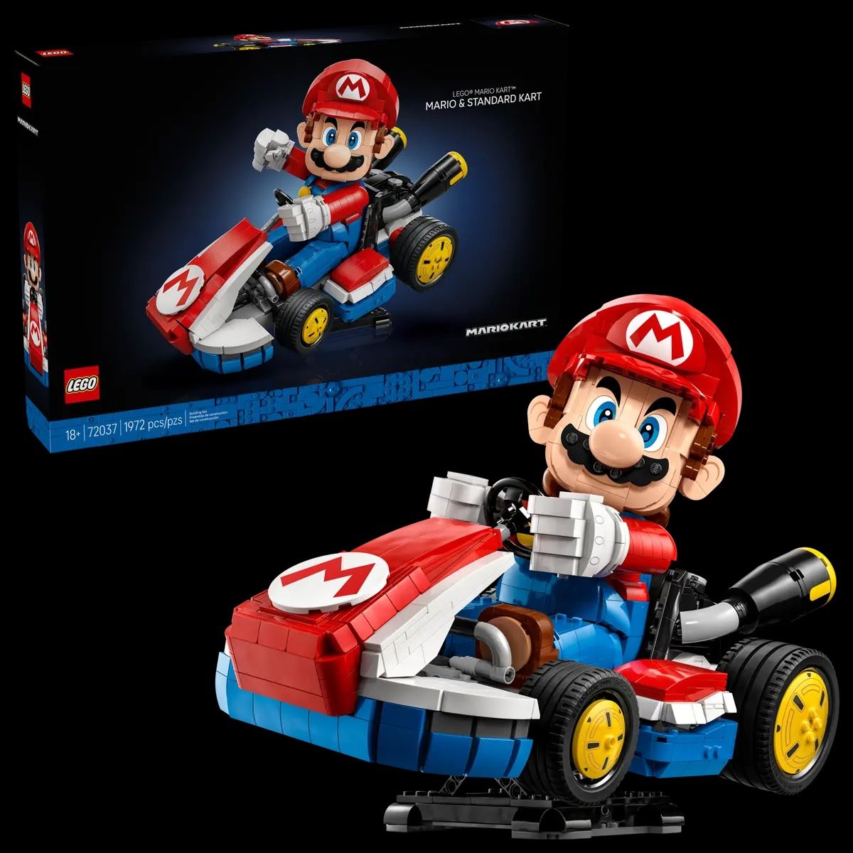 Mario Buring New LEGO set shows off Mario burning tarmac in his iconic kart | Shortlist