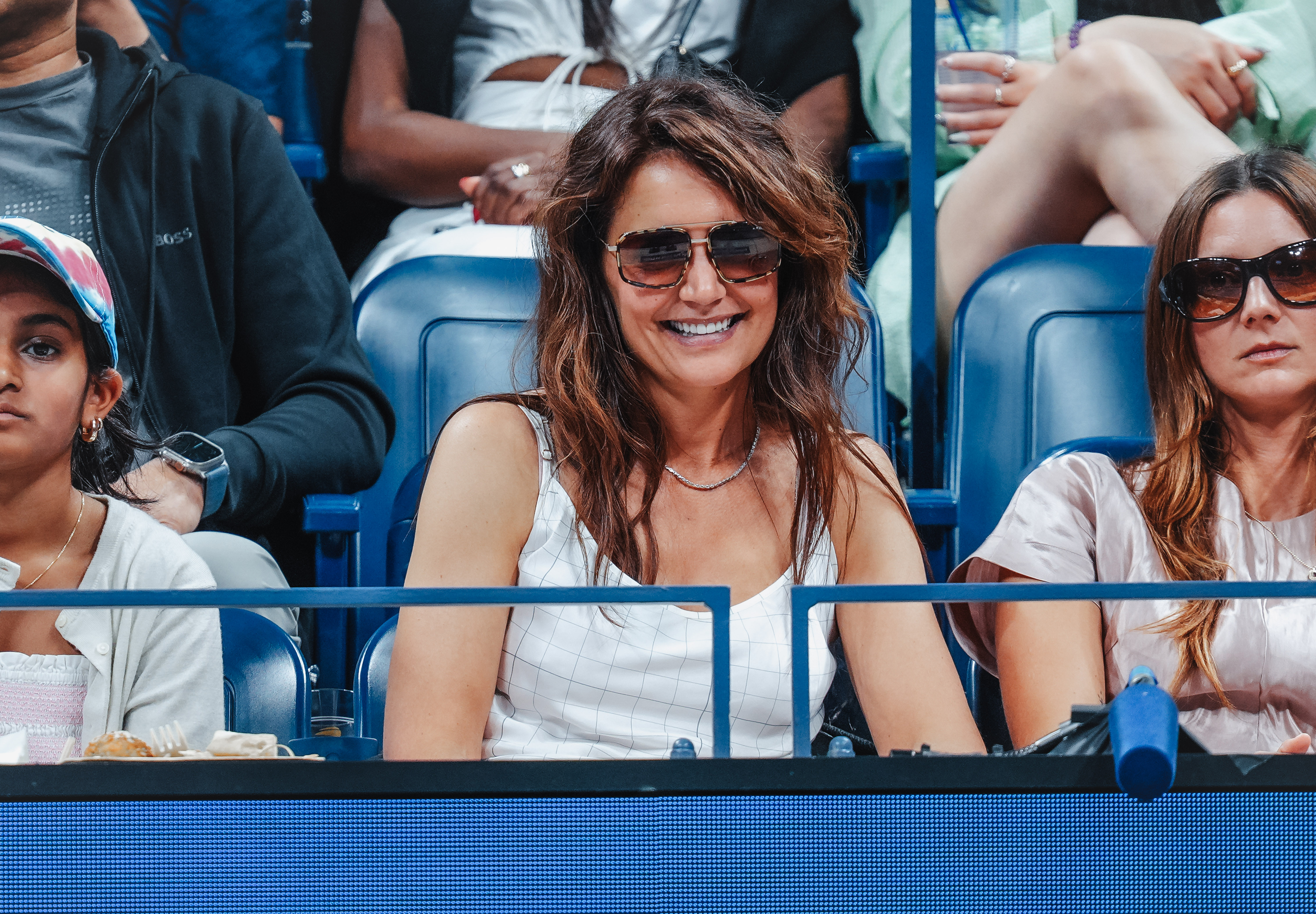 katie holmes at the 2025 US Open