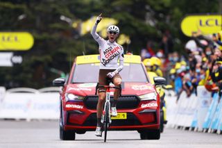 Ben O'Connor (AG2R Citroën) won stage 9 of the 2021 Tour de France in Tignes