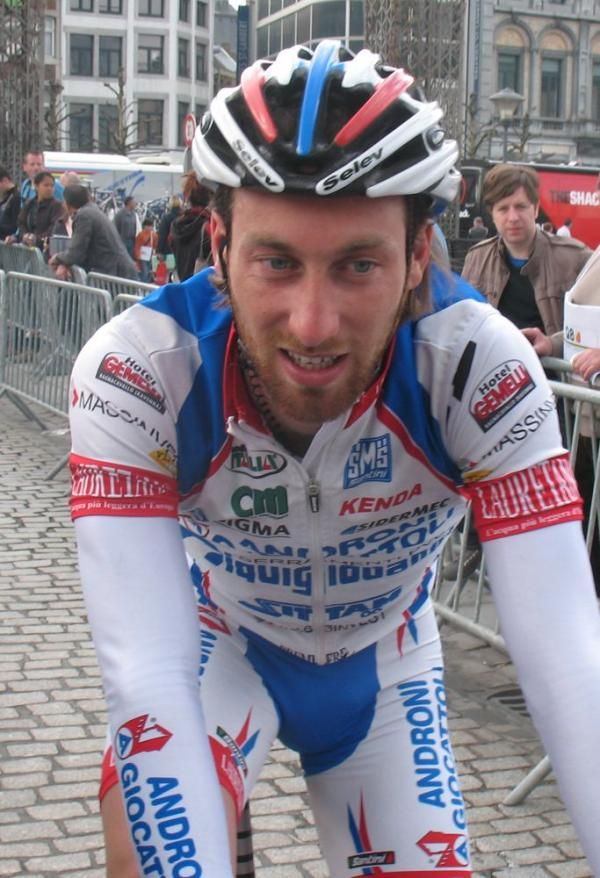 Francesco Ginanni (Androni Giocattoli) didn't have a shave this morning