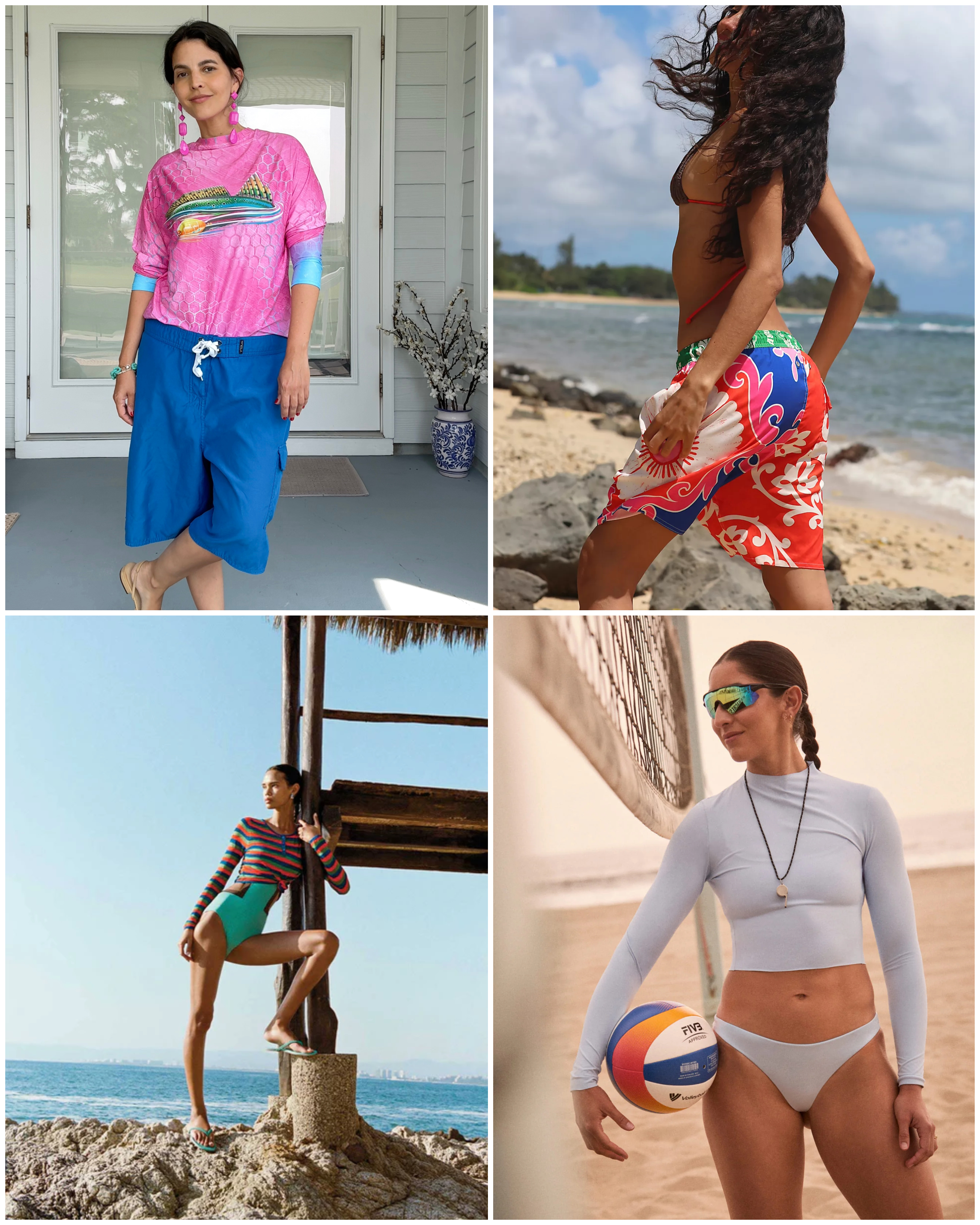 the 2025 fuller coverage swimwear trend at Laura Kirk De Valencia, Free People, Staud, Left on Fridays