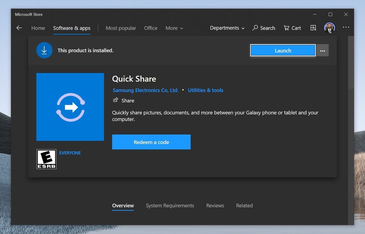 Samsung Quick Share Windows