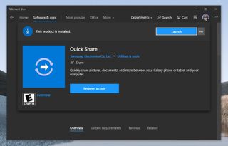 Samsung Quick Share Windows