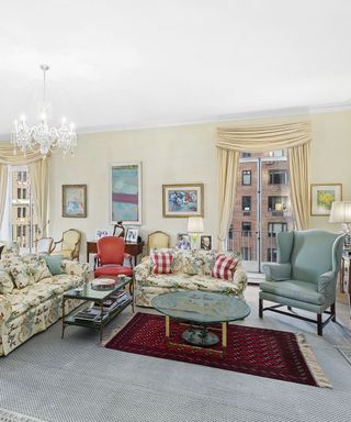 Jean Kennedy Smith’s house - Living room in Jean Kennedy Smith’s NY home
