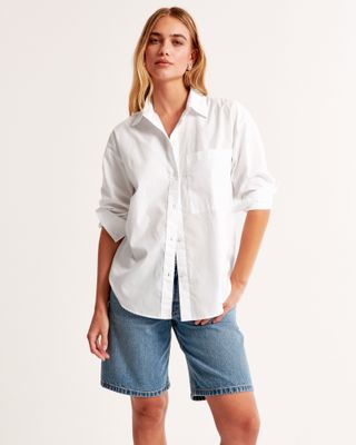 Oversized Poplin Shirt