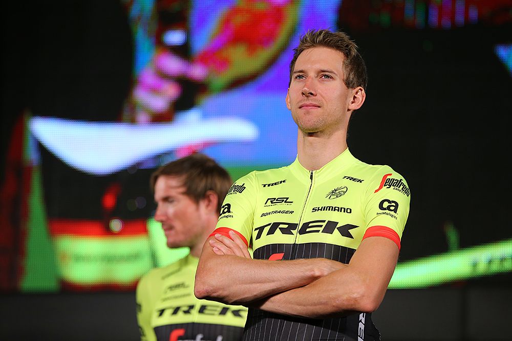 Defending champion Bauke Mollema at 2016 Japan Cup team presentation