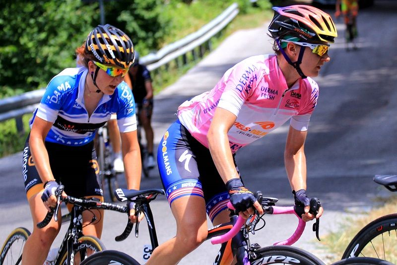 Race leader Megan Guarnier.