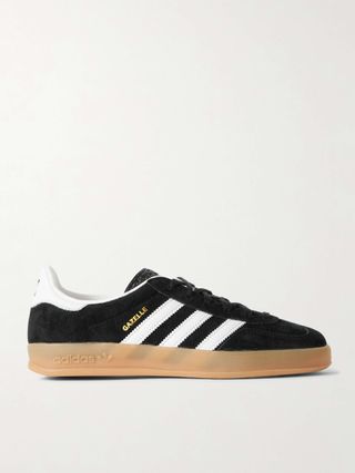 Gazelle Indoor Leather-Trimmed Suede Sneakers