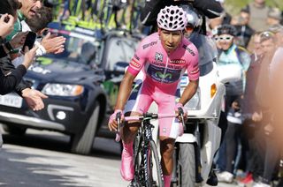 Nairo Quintana on stage nineteen of the 2014 Giro d'Italia (Watson)