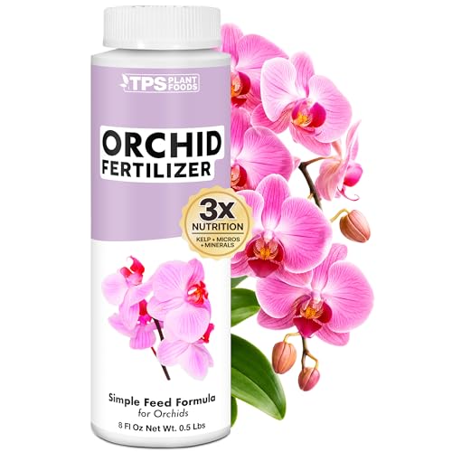 Orchid Fertilizer &amp;ndash; Liquid Plant Food for Reblooming, Longer-Lasting Flowers &amp;amp; Healthy Roots, 8 Oz