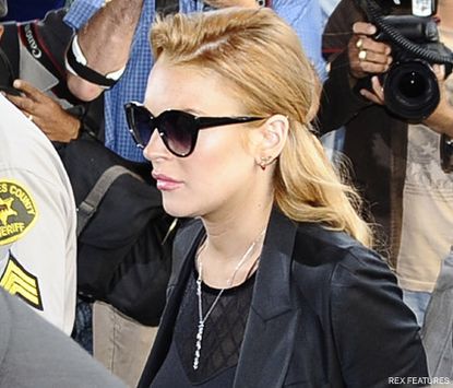 Lindsay Lohan - Lindsay Lohan caught doing drugs on camera - Lindsay Lohan Jail - Celebrity News - Marie Claire