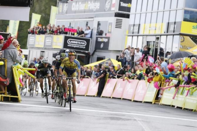 Rafal Majka (Tinkoff-Saxo) hits the front