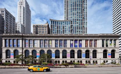 Photographer James Welling’s project is framed by the Chicago Cultural Center, the main location of the second Chicago Architecture Biennial, curated by Johnston Marklee.