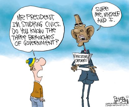 Obama cartoon executive action U.S