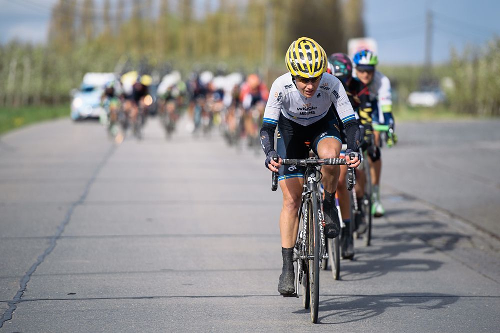 Emma Johansson (Wiggle Hi5) at Dwars door de Westhoek 2016