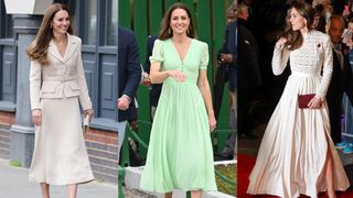 Kate Middleton wearing Self Portrait dresses