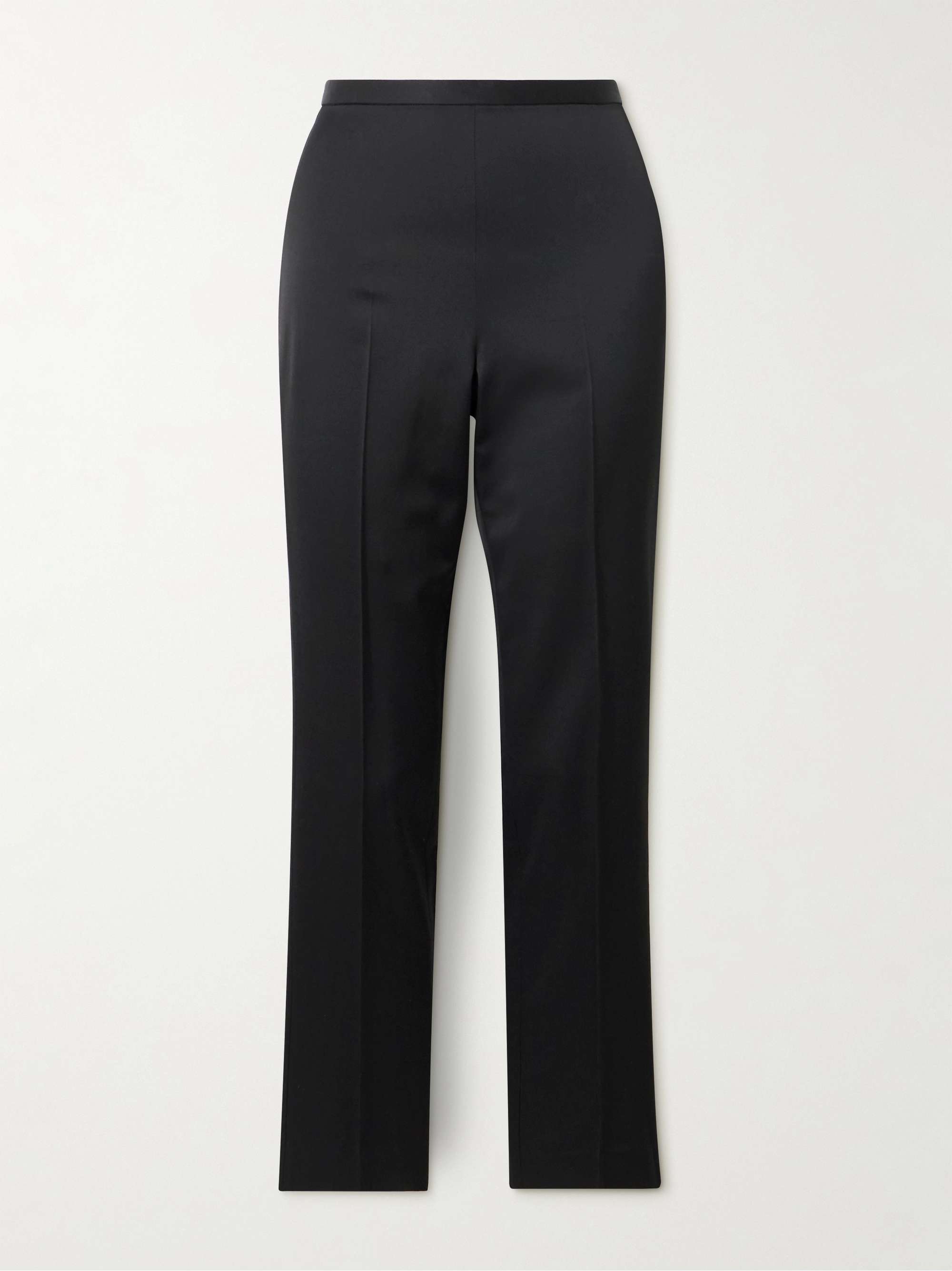 Lilian Duchesse-Satin Skinny Pants