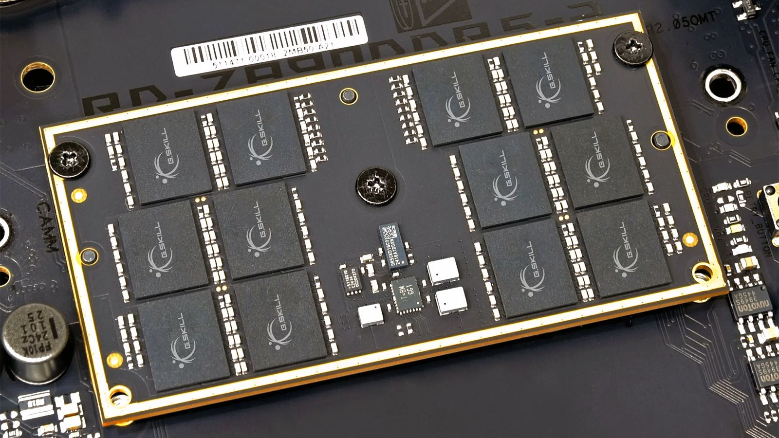 G.Skill pushing new CAMM2 DDR5 memory modules to the overclocking