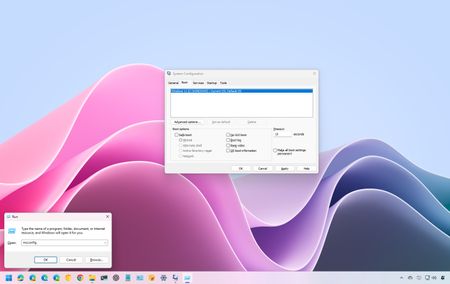 Windows 11 msconfig