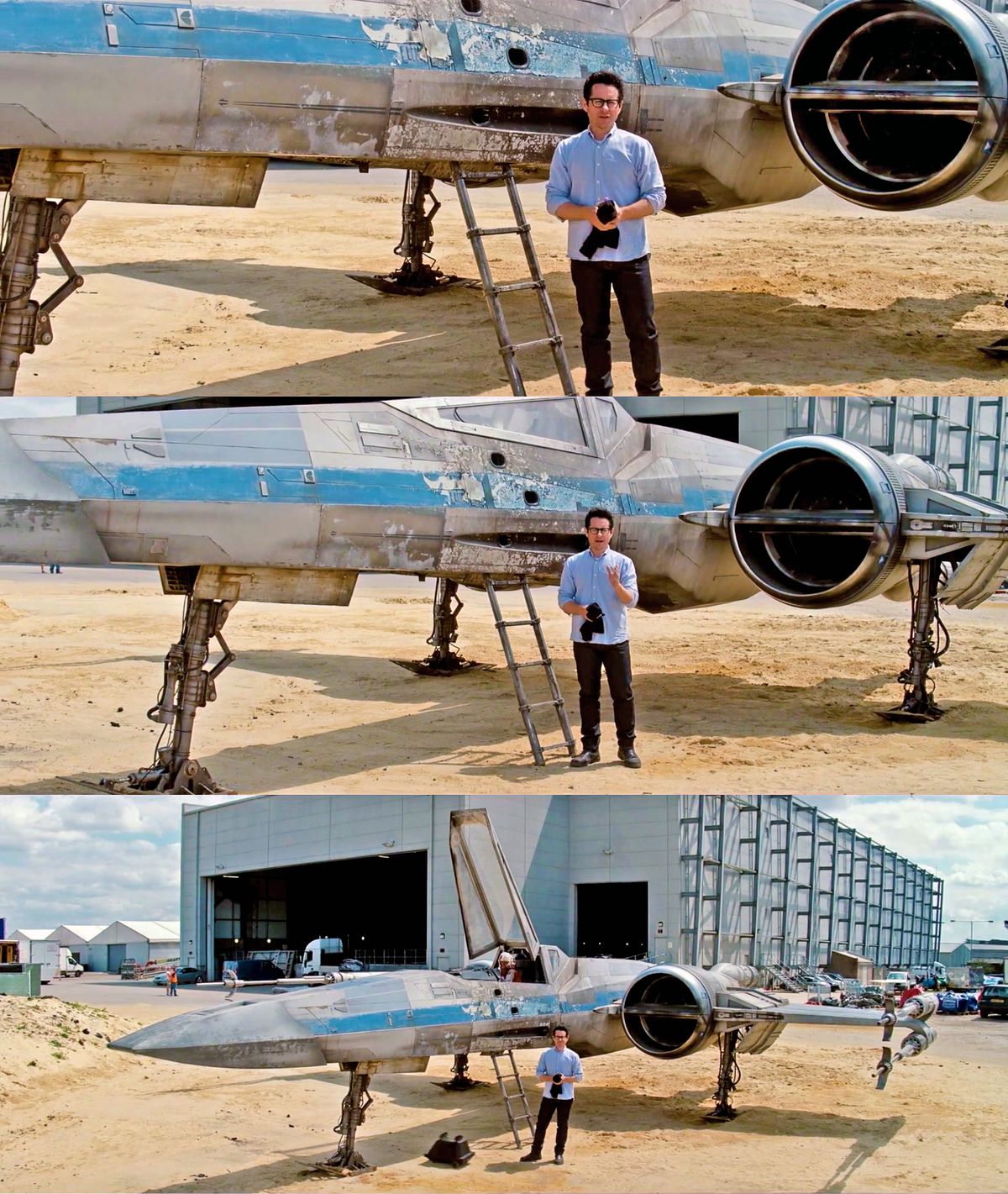 Star Wars Episode Vii X Wing Revealed By Jj Abrams Video Space 