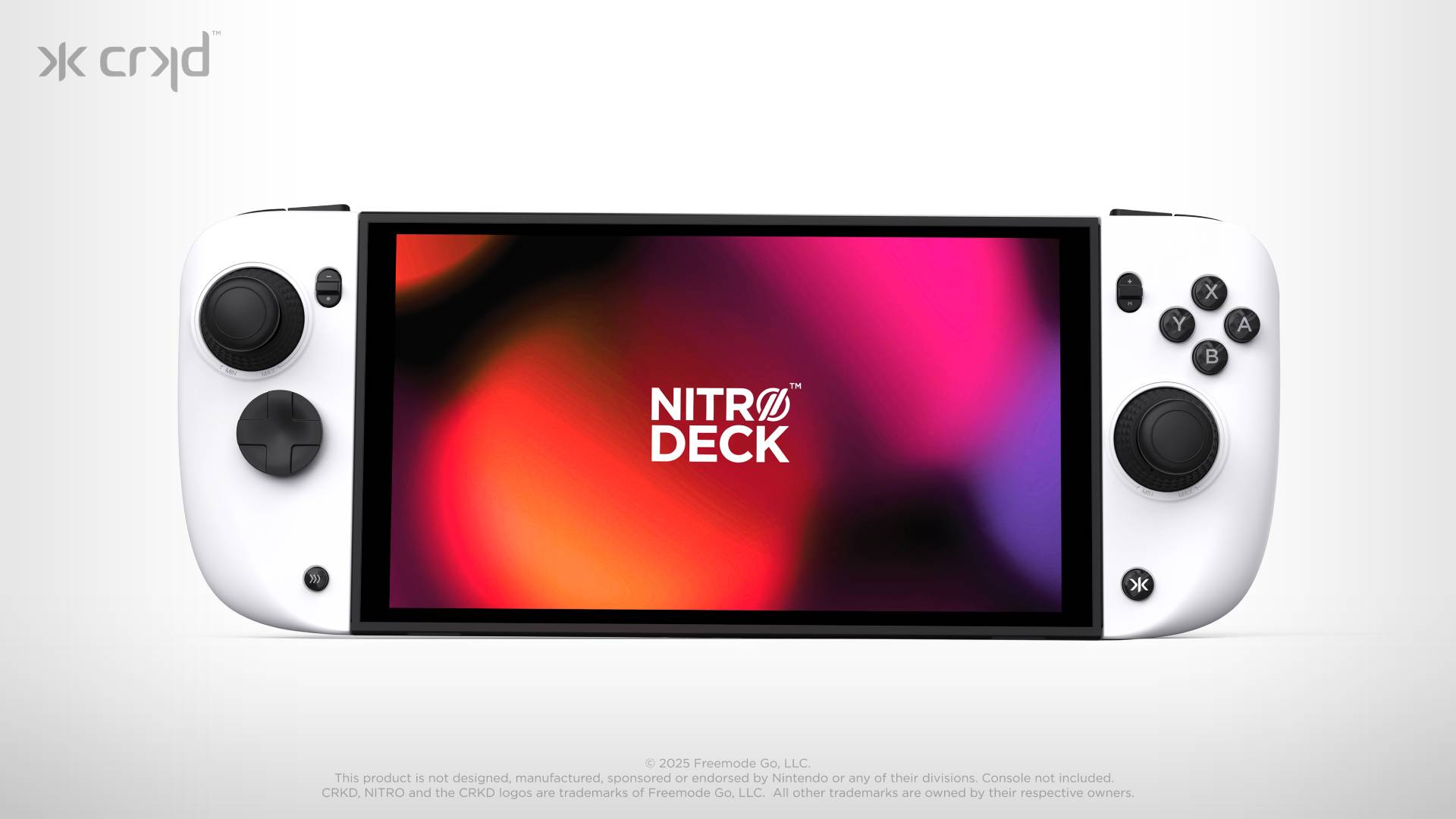 Image of the CRKD Nitro Deck 2 in white with a white background.