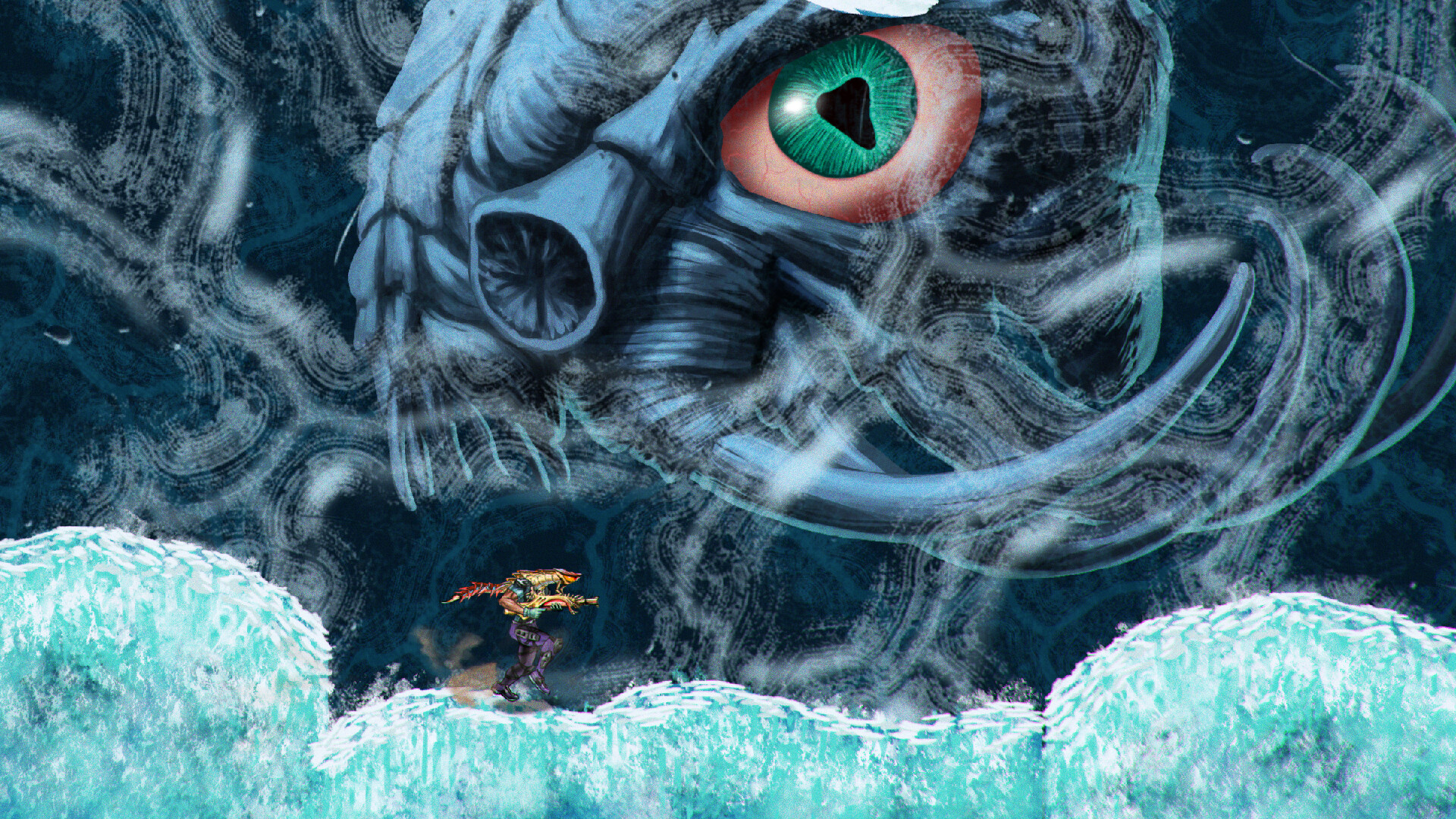 Chainstaff retro game