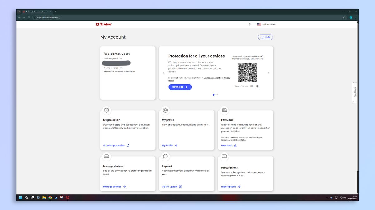 McAfee+ Premium screenshots on PC