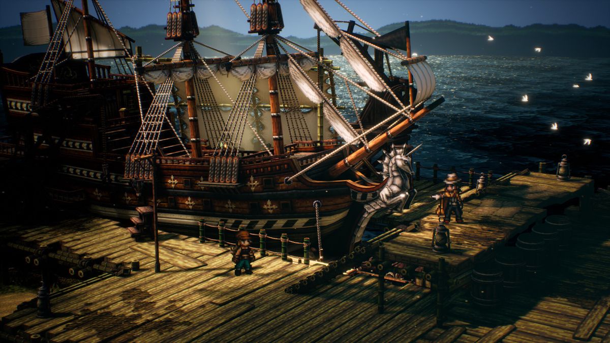 A screenshot from Octopath Traveler 2