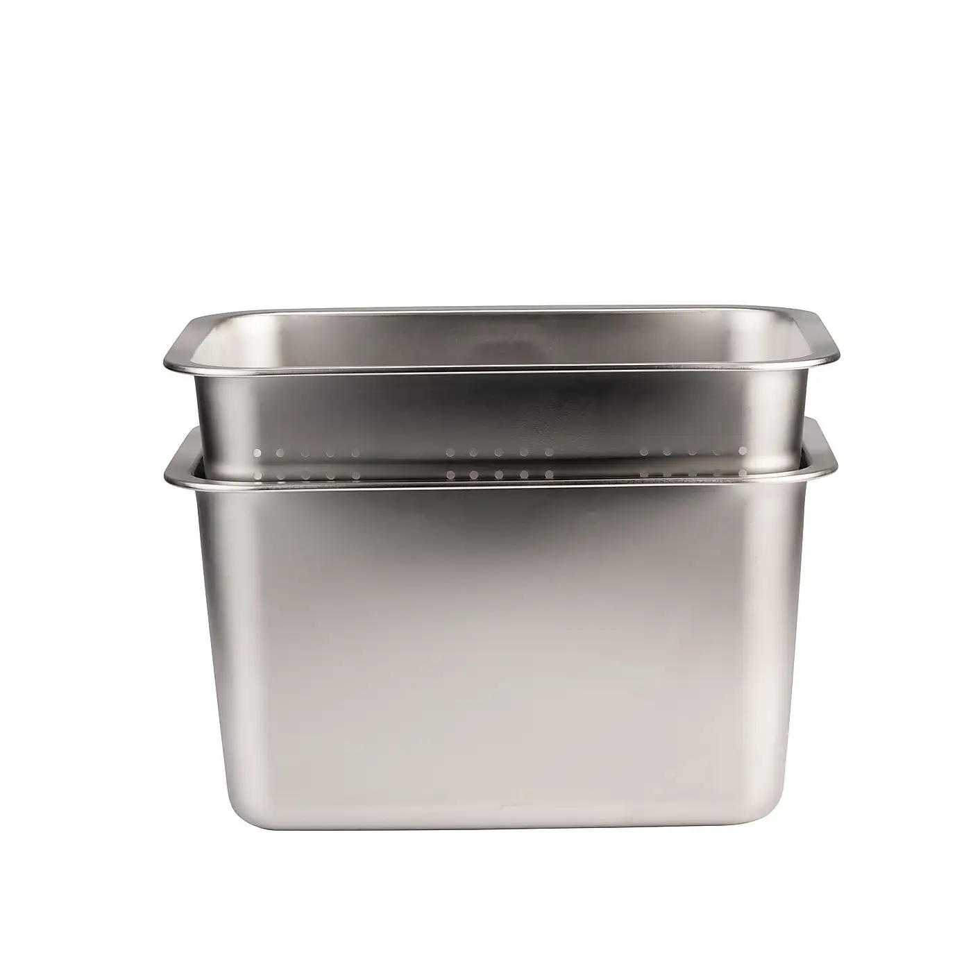 Stainless Steel Washing Up Bowl with Strainer