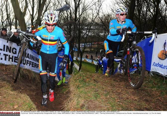 Belgium's Klaas Vantornout and Michael Vanthourenhout