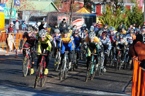 The men's start had 58 racers.