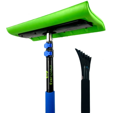 Eversprout Never-Scratch Snowbuster Attachment for Removing Snow From Vehicles and Roofs