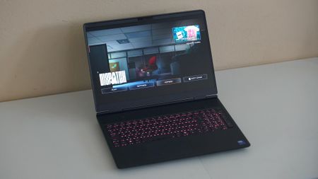 Alienware 16X Aurora on a desk