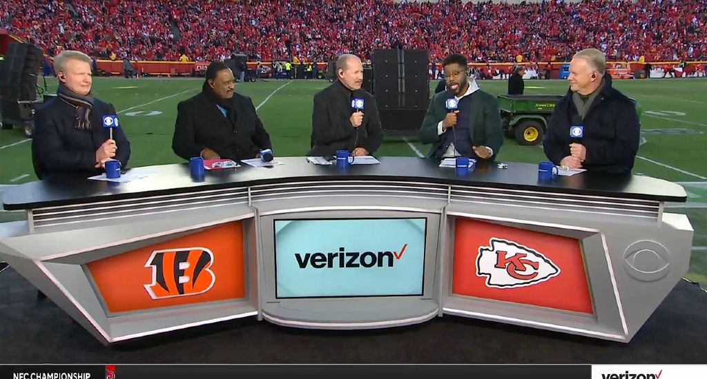 Halftime Show Drowns Out CBS NFL Analysts TV Tech
