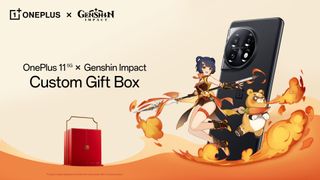 The OnePlus 11 limited edition box set featuring Genshin Impact's Xiangling.